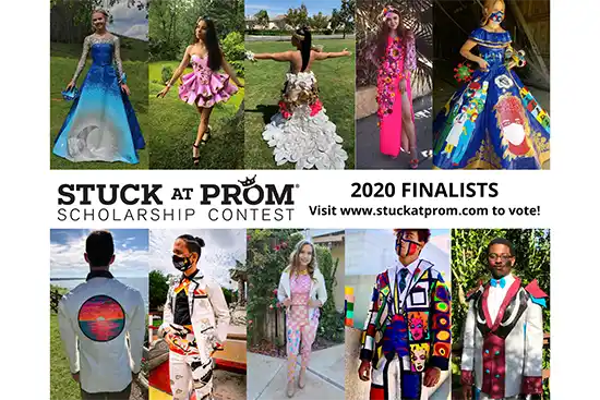 collage of girls in colorful dresses in designers contest