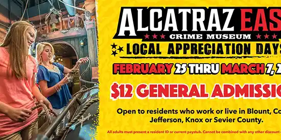 Alcatraz East Crime Museum event ticket