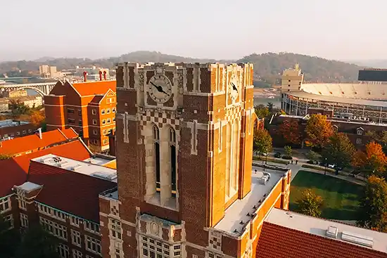 University of Tennessee Campus Aerial view, Knoxville
