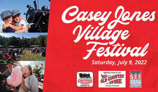  Casey Jones Village Festival 2022 poster