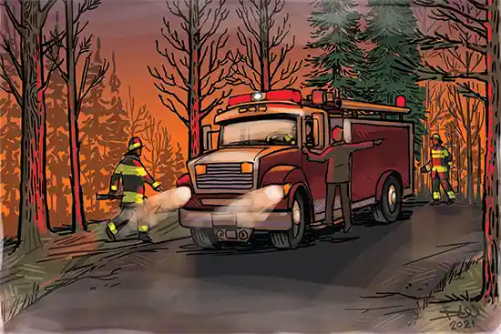 Firetruck Illustration