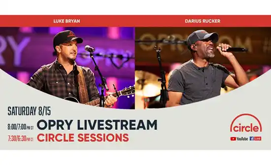 Luke Bryan and Darius Rucker to Perform on the Grand Ole Opry poster