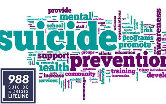 988 Suicide and Crisis Lifeline poster