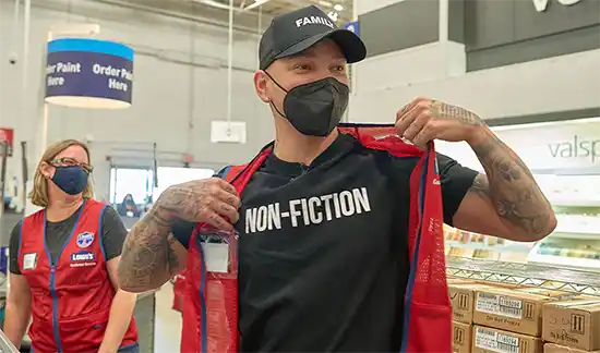 Country music star Kane Brown in Lowes