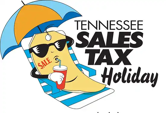 Tennessee Two Sales Tax Holidays poster
